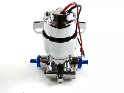 $59.99 • Buy Universal High Volume Ford Chevy Mopar Electric Fuel Pump 110GPH Chrome F53002C