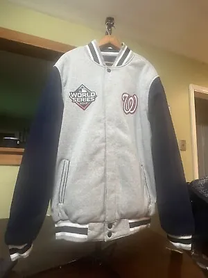 Genuine JH - 2019 World Series Washington Nationals 2 In 1 Jacket - NWT - Large • $135