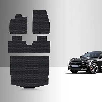 ToughPRO Full Set Floor Mats Black For Ford Mustang Mach E Up Position 2021-2024 • $134.95