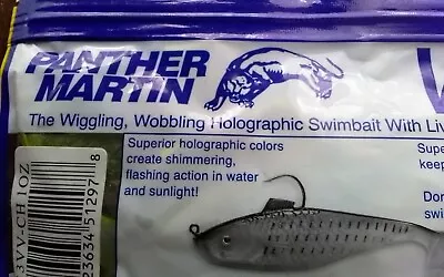 Panther Martin Vivif Wiggling Wobbling Holographic 6  Swimbait Versatile 4 Pc • $19