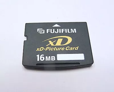 Fujifilm 16MB XD-Picture Card Memory Card For Vintage Cameras Tested. PLS READ. • £9