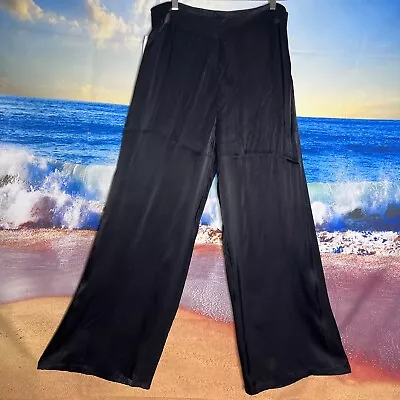 Decjuba Black Jagger Wide Leg Pants. Size 14.#T17 • $24.99