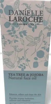 Danielle Laroche Tea Tree & Jojoba Natural Face Oil - BalanceRefinesClear Skin • £18.99
