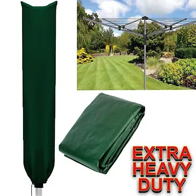 £5.45 • Buy Waterproof Heavy Duty Rotary Washing Line Cover Clothes Airer Garden Parasol UK