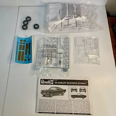 Revell 1966 Shelby Ford Mustang GT350H 1/24 Model Car Kit Box In Poor Condition • $8