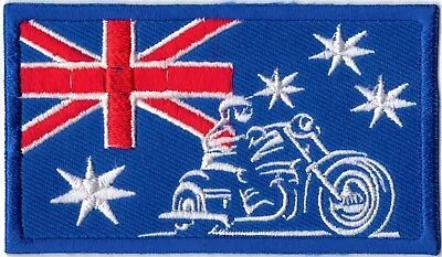 Australia Biker Patch Vest Jacket Front Motorcycle Australian Rider Patches Flag • $9.99