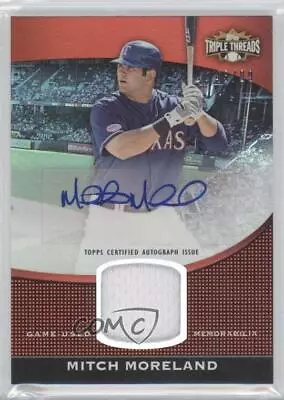 2011 Topps Triple Threads Unity Auto Relic /99 Mitch Moreland #TTUAR-71 Auto • $15.17