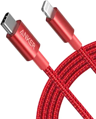 $57.95 • Buy USB C To Lightning Cable, Anker New Nylon USB-C To Lightning Charging Cord For [
