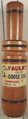 NOS VINTAGE 1960S FAULK'S CH-44 GOOSE CALL 4.5  W/great Looking Decal • $24.99