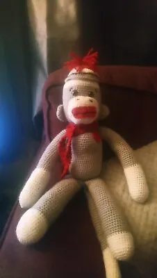 £15 • Buy Mr. Magorium's Wonder Emporium Crochet Sock Monkey Handmade