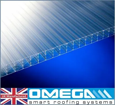 £136.08 • Buy 25mm Polycarbonate Roofing Sheet - Clear, Bronze & Opal, Various Sizes Available