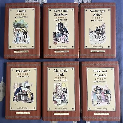 £20 • Buy Jane Austen Book Set Illustrated Collectors Library Complete & Unabridged