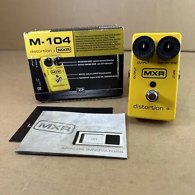 MXR M104 Distortion + Pedal Electric Guitar Distortion Effects Pedal • $74.99