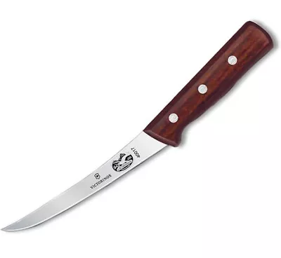 Victorinox Swiss Army Cutlery Rosewood Curved Boning Knife 6-Inch VIC-5.6616.15 • $48.99