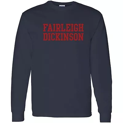 Fairleigh Dickinson Knights/Devils Basic Block Long Sleeve T-Shirt - Navy • $29.99