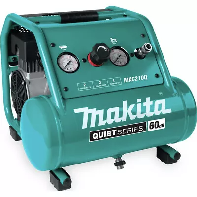 Makita MAC210Q-R Quiet Series 1 HP 2 Gallon Air Compressor Certified Refurbished • $220.99