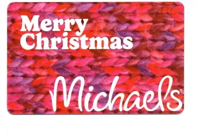 Michaels Merry Christmas Gift Card No $ Value Collectible • $2.49