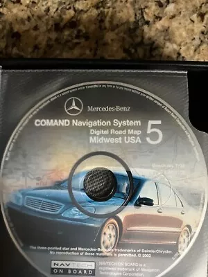 Mercedes-Benz Command Navigation System Digital Road Map CD # 5 Midwest USA • $18.95