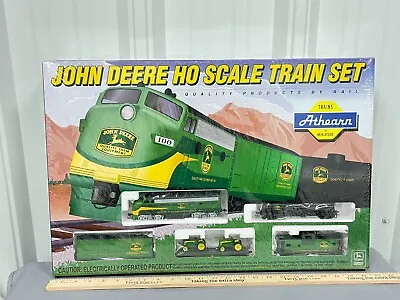John Deere HO Scale Train Set 1st Edition Athearn 1997SEALED NIB 330 Tractor • $238