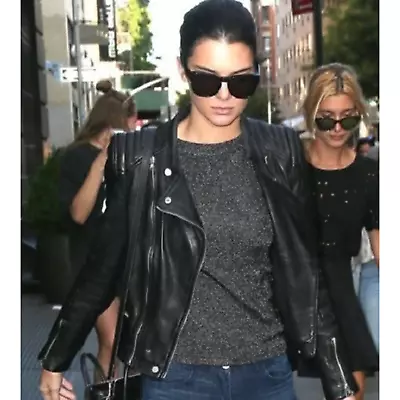 Zara Trafaluc Leather Jacket Biker Kardashian Jenner • $195