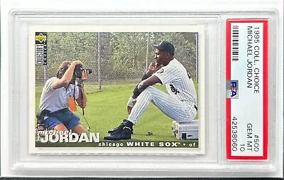 1995 UD Collector's Choice Michael Jordan #500 PSA 10 GEM MINT White Sox • $15.50