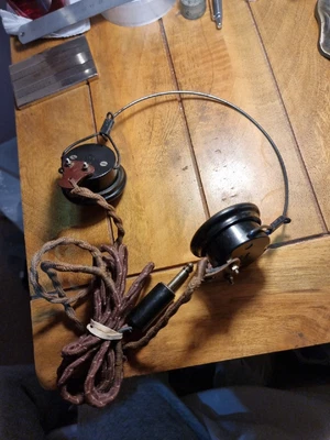 £237 • Buy WW2 CLR SGB Military Headphones Radio Operator Morse Code Crystal Set.