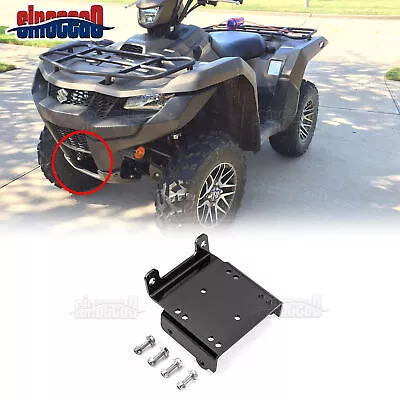 Heavy Duty Steel ATV Winch Mounting Bracket For Suzuki King Quad 450/500/700/750 • $42.99