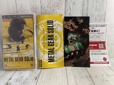 PSP Metal Gear Solid Peace Walker Japanese Version - PlayStation Portable - USED • $17.16