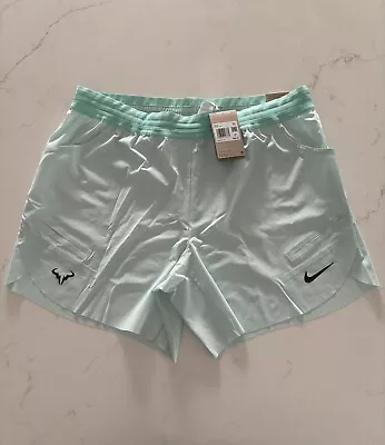Nike Court Dri-Fit ADV Rafa Nadal 7” Tennis Shorts DV2881-346 Mens Size 2XL • $59.99