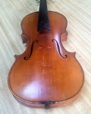 Vintage Full Size 4/4 Flame Back Violin No Label From Estate To Restore As-is • $45