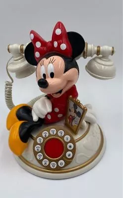 Walt Disney Multicolor Decorative Minnie Mouse Talking Desk Table Telephone • $9.99