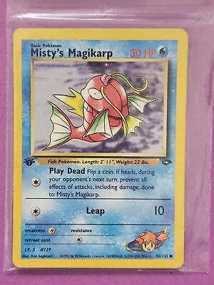 Pokemon Cards MISTY'S MAGIKARP 1st Edition GYM CHALLENGE  -  88/132 MINT • $12