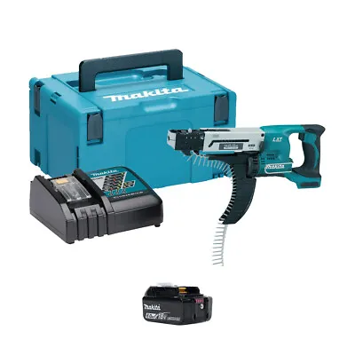 Makita DFR550RGJ-1 18v LXT Auto Feed Screwdriver (1x6Ah) • £398