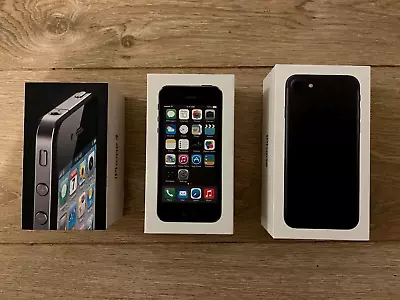 Apple IPhone Empty Boxes – IPhone 4 5s And 7 • £15