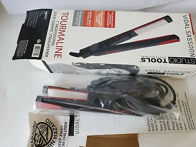 Vidal Sassoon VS821 Studio Tools Professional Ceramic Straightener Tourmaline 1  • $34.99