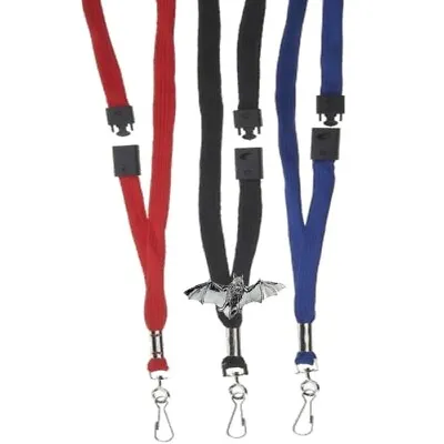 A34 Bat Pewter On A BLUE RED Or BLACK Breakaway Lanyard Pvc Wallet • £11.99