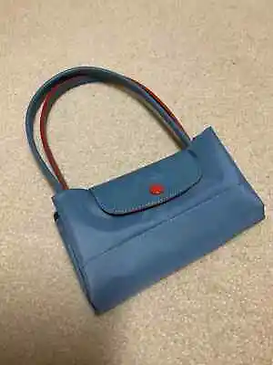 NEW Longchamp Le Pliage Tote Bag Blue Medim • $95