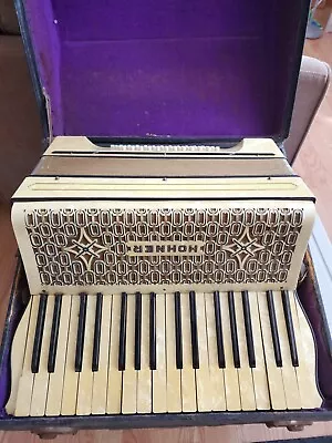 Vintage Hohner German Accordian Mint In Case • $275