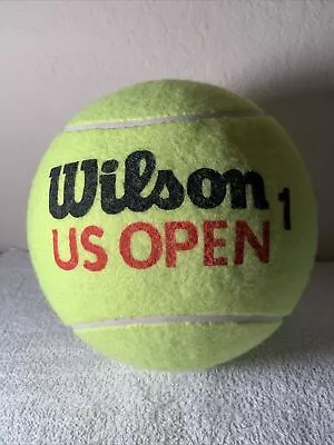 WILSON SPORTING GOODS US OPEN 9  Giant Jumbo Yellow Tennis Ball Limited Edition • $44.98