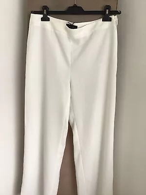 £18 • Buy BNWT White Wide Leg Trousers 12 River Island Cruise Holiday