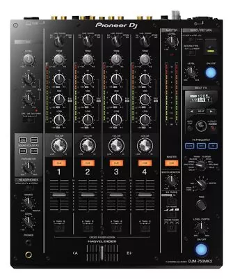 Pioneer DJ DJM-750MK2 4-Channel DJ Mixer With Effects And Rekordbox • $1299