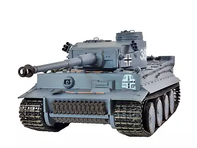 RC Tank 1:16 BB Tamiya Heng Long Tiger 1 Panzer Radio Control Metal Suspension • $350.96