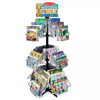 Brand New!! Melissa & Doug Spinner Rack Display For Puzzles And Books  • $350