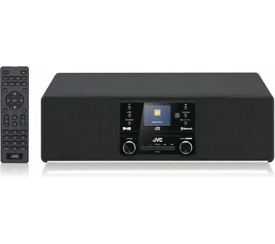 JVC RD-D100 Bluetooth All-in-One CD MP3 Hi-Fi System + USB Aux & Headphone 3.5mm • £77.89