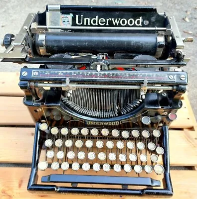 Antique Typewriter Underwood No.5   S/R # 836678   In A Good Condition • $150