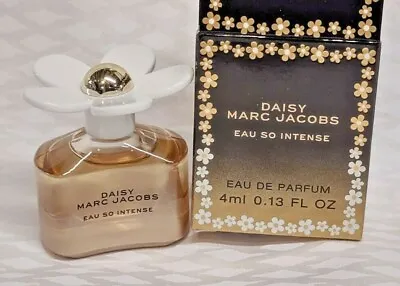 MARC JACOBS DAISY EAU SO INTENSE Parfum Perfume Splash Fragrance .13 Oz MINI NEW • $19.99