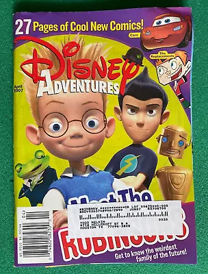 $3.49 • Buy Disney Adventures-complete Magazine For Kids-april 2007-the Robinsons