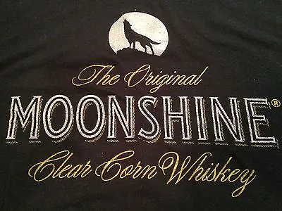 The Original Moonshine Clear Corn Whiskey Promo T Shirt. Size Large • $19.99