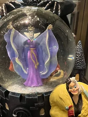 Disney Villain's Chernabog Evil Queen Musical Snow Globe • $100