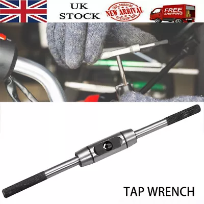 Tap Wrench Handle M6-M14 Adjustable Bar Taps Holder Tap Reamer Wrench Hand Tool • £9.88